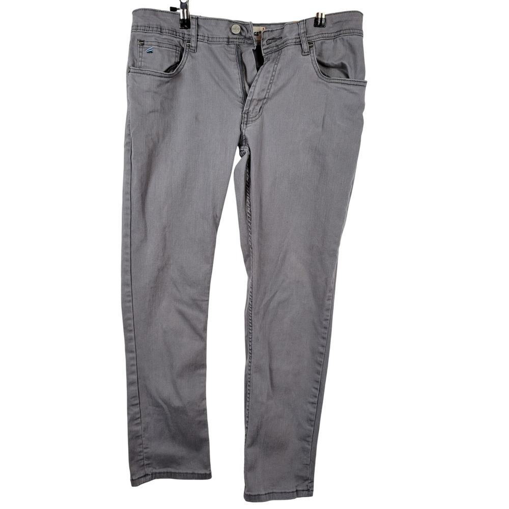 Tailor Vintage‎ Mens Gray Canaan Slim Fit Comfort Stretch Waist Pants 32x30